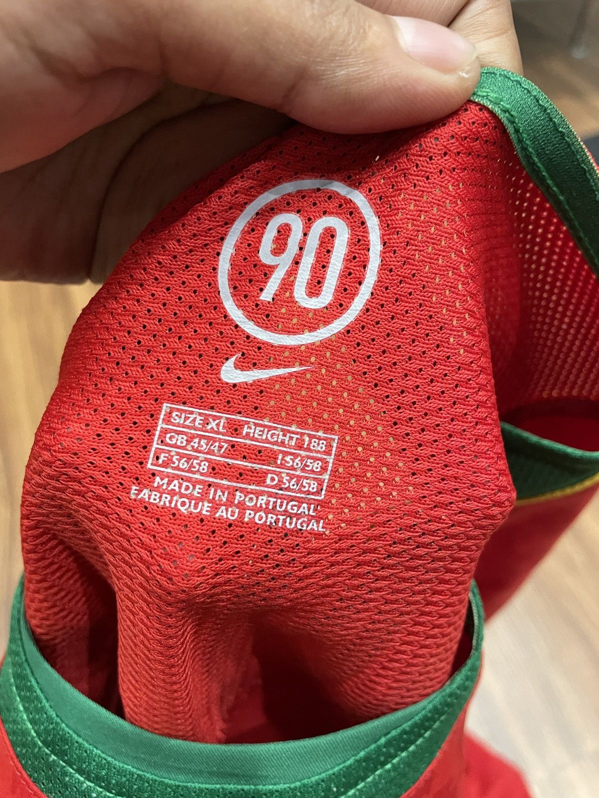Vintage Jersey Portugal cristiano ronaldo rare Size US XL / EU 56 / 4 - 8 Thumbnail