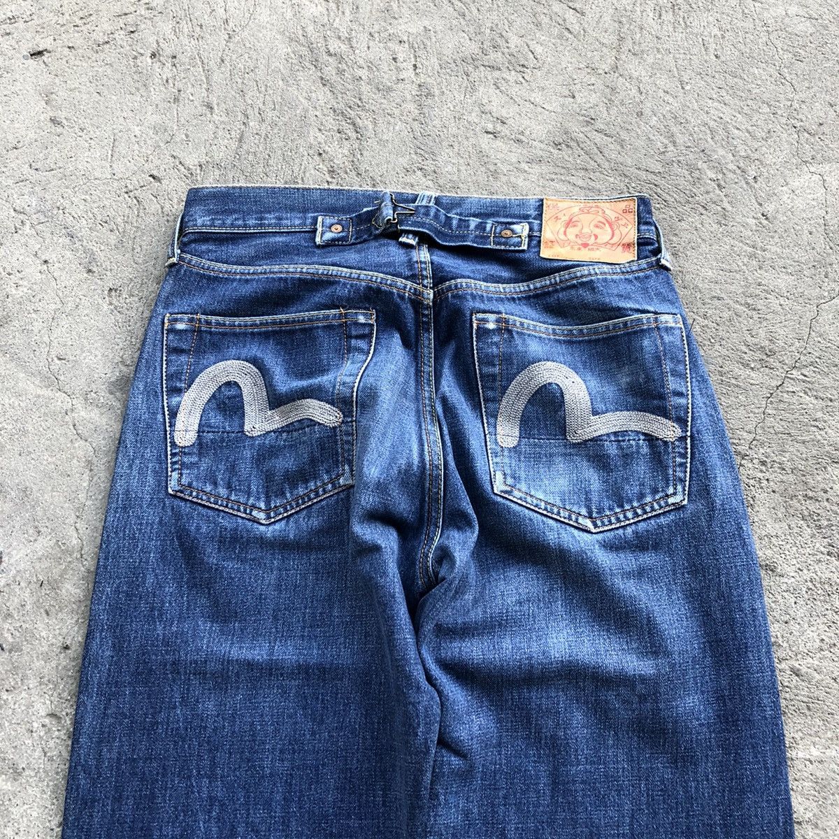 Evisu Evisu Embroidered Seagull Selvedged Pants Size US 30 / EU 46 - 6 Thumbnail