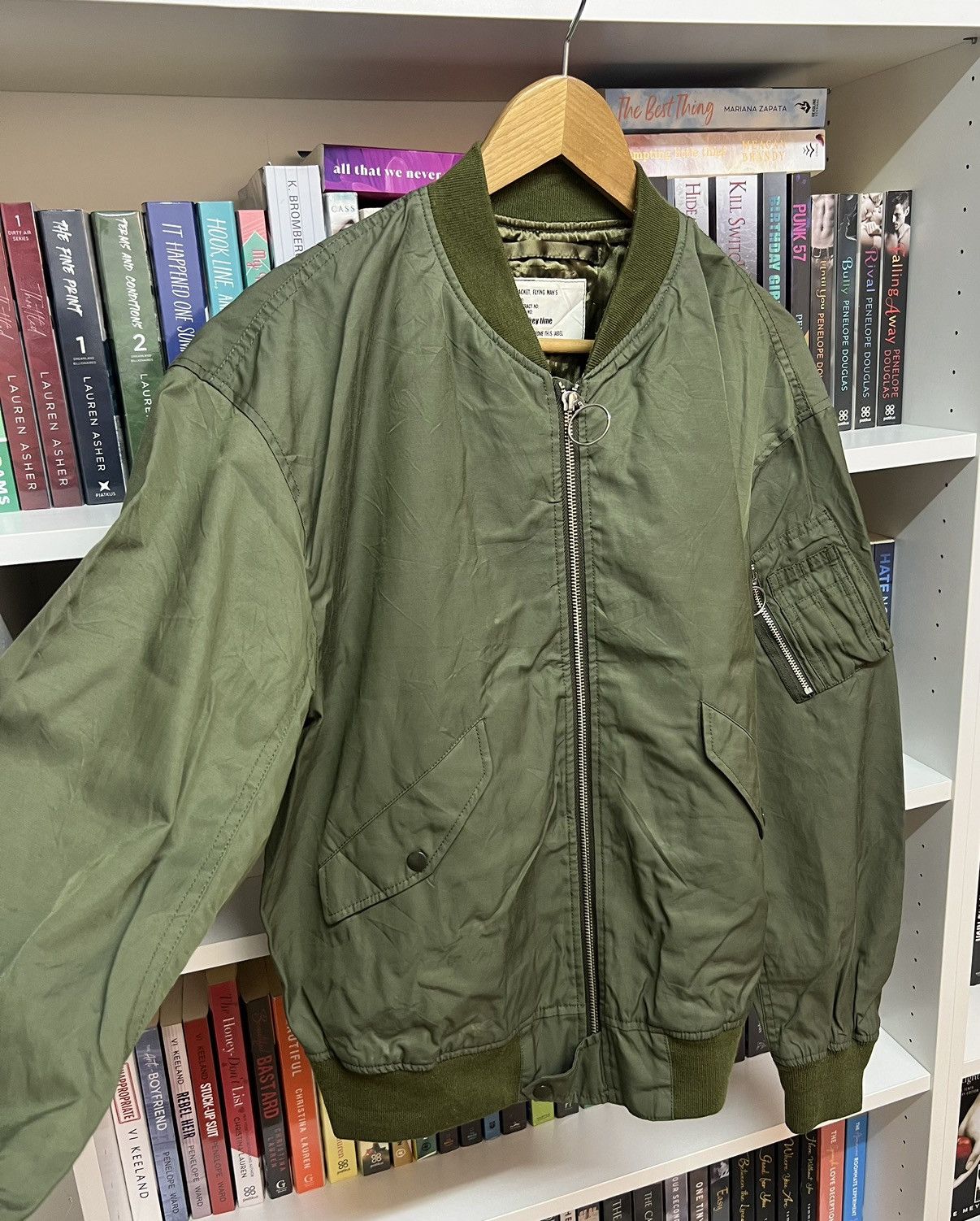Japanese Brand Monkey Time MA1 Flight Jacket Size US S / EU 44-46 / 1 - 3 Thumbnail