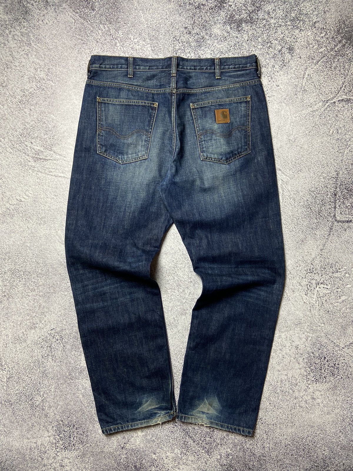 Carhartt Rare Carhartt Jeans Texas Pants Denim Work Street Style Sk8 Size US 36 / EU 52 - 1 Thumbnail