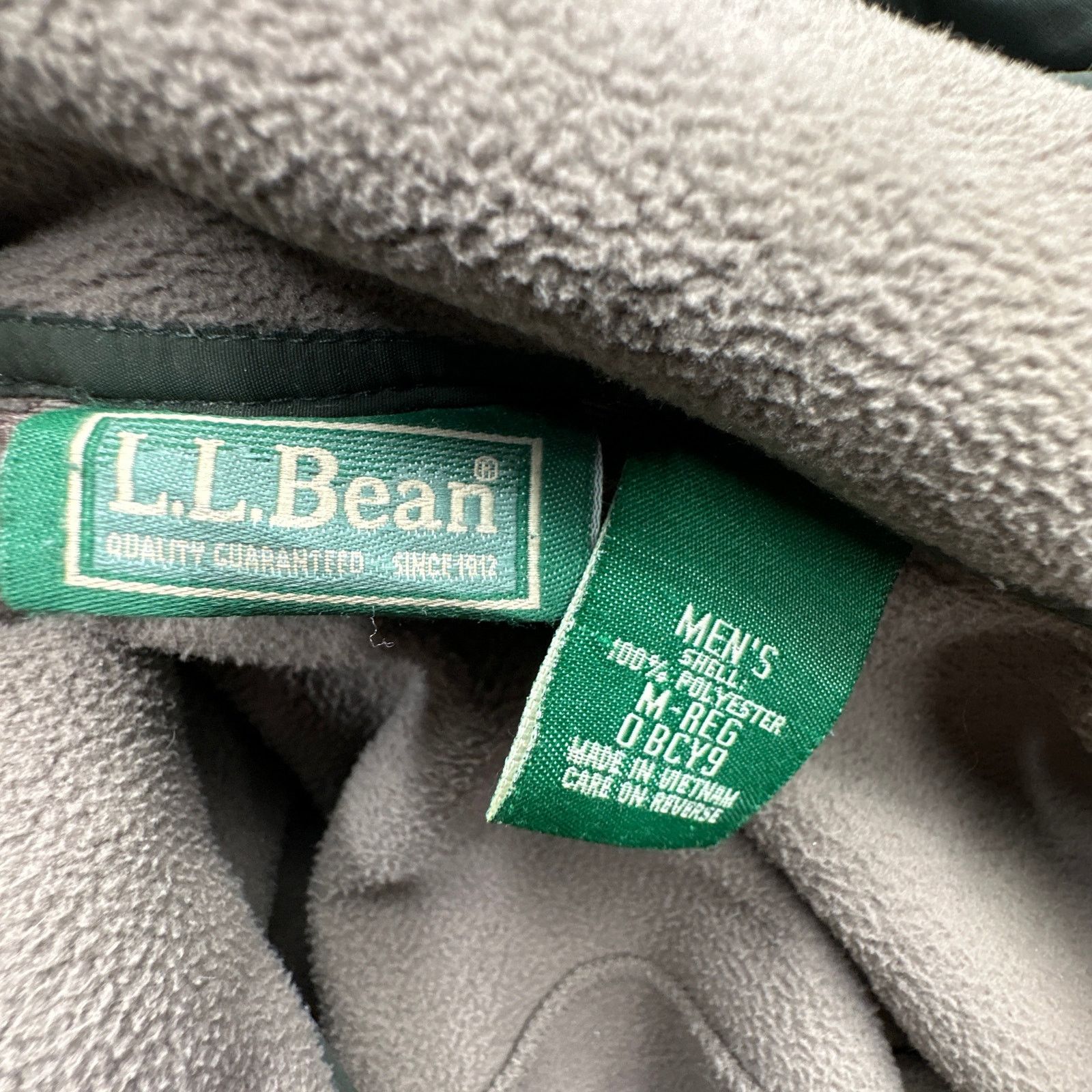L.L. Bean Vintage LL Bean 3-in-1 Fleece Nylon Jacket Mens Medium Green Size US M / EU 48-50 / 2 - 9 Thumbnail