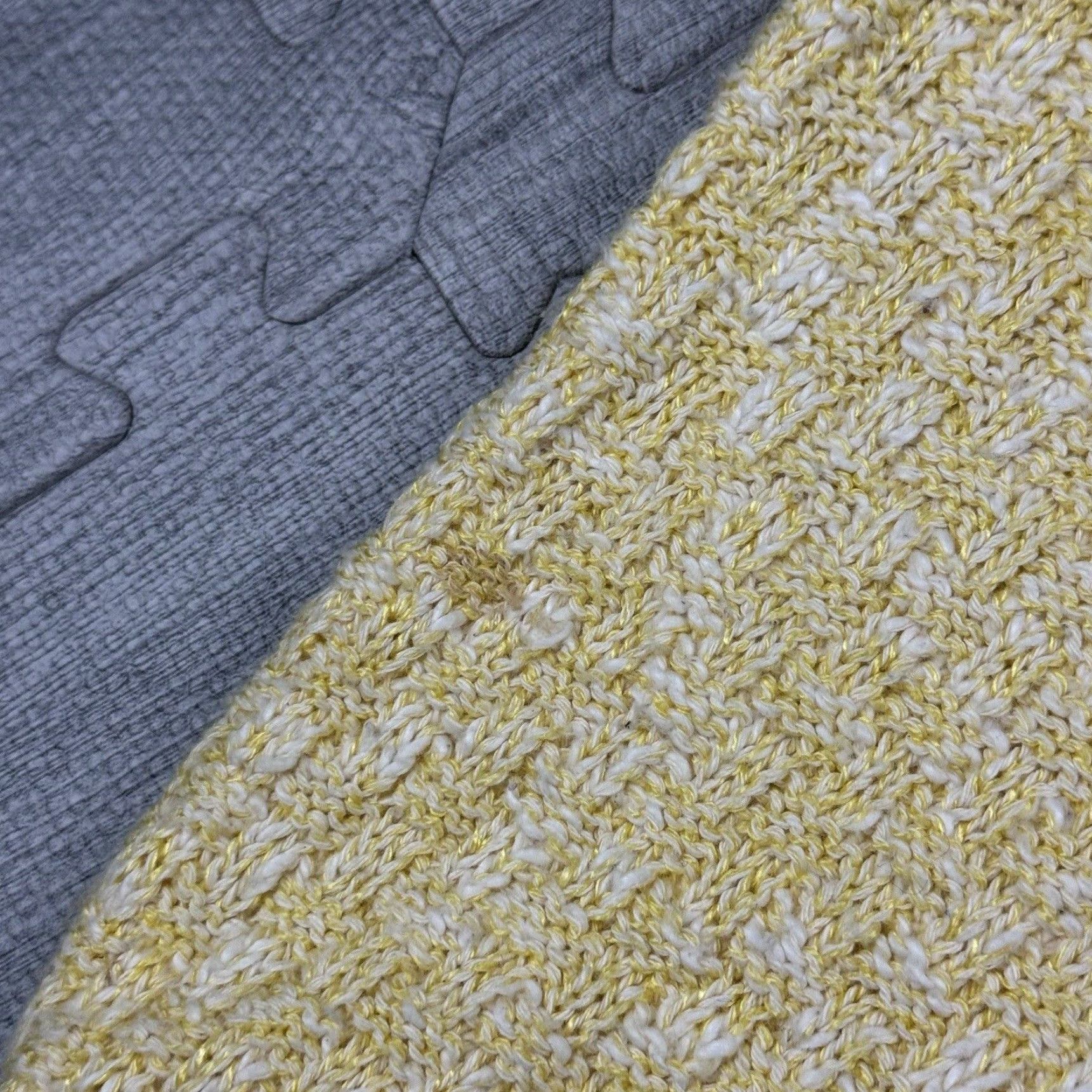 Vintage VINTAGE 90s GIORGIO JAVI Italian Made Cotton Wool Pullover Sweater XL Unisex Classic Crewneck Geometric Yellow Size XL / US 12-14 / IT 48-50 - 3 Thumbnail