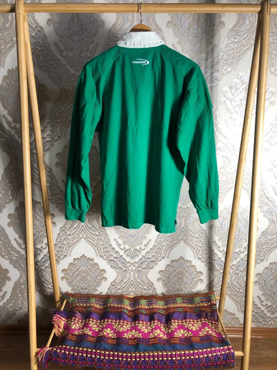 Canterbury of New Zealand × Cotton Traders VERY RARE LANSDOWNE IRELAND RUGBY JERSEY RETRO Y2K 90s HYPE Size US S / EU 44-46 / 1 - 7 Thumbnail