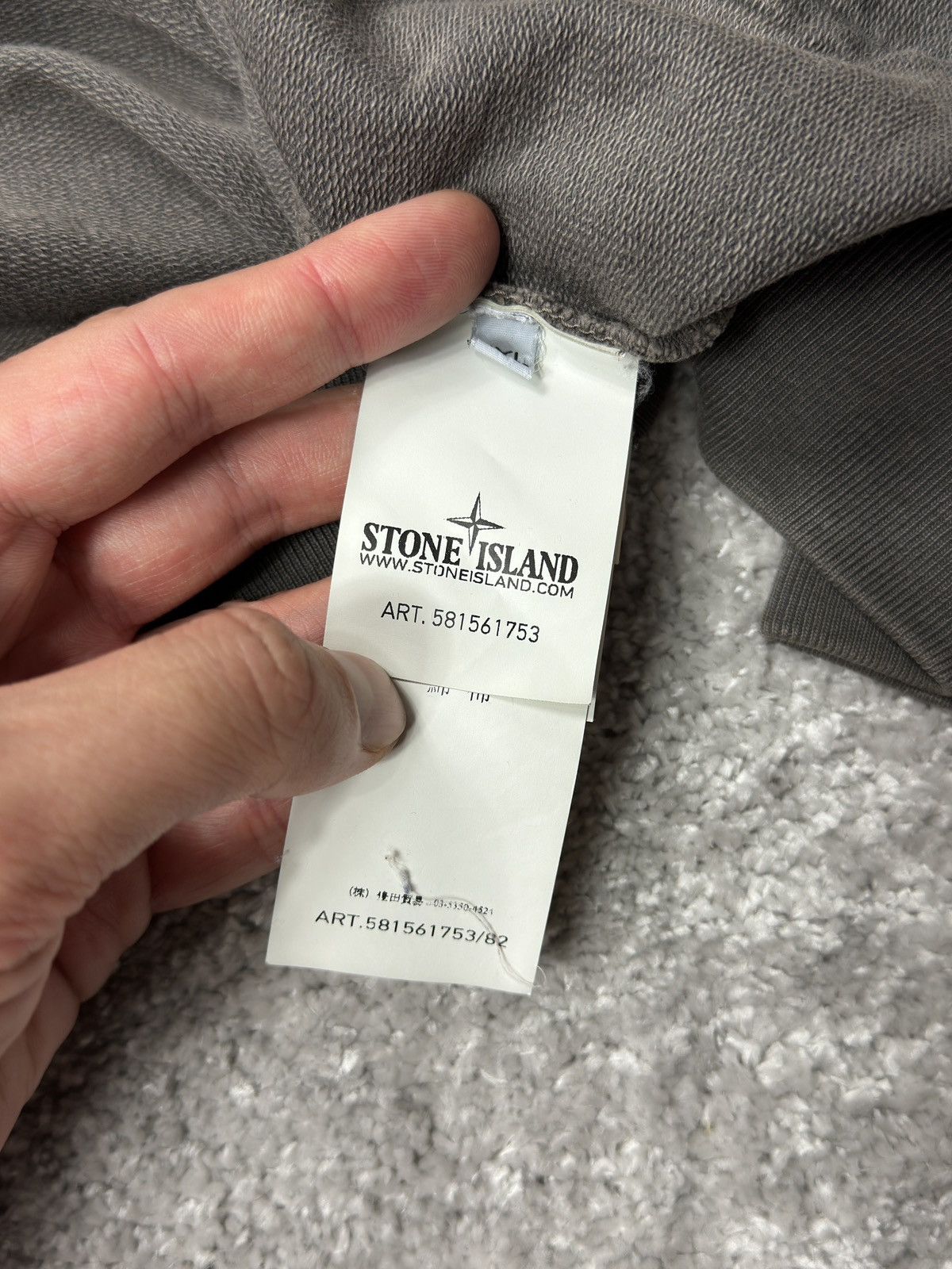 C.P. Company × Stone Island × Vintage Vintage Stone Island Garment Dyed Zip Hoodie Size US XL / EU 56 / 4 - 4 Thumbnail