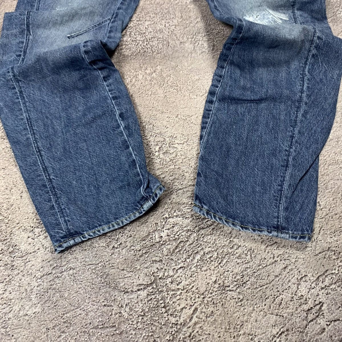 Vintage Vintage 90s Diesel Distressed Flared Low Rise Jeans Grunge 2 Size 27" / US 4 / IT 40 - 3 Thumbnail