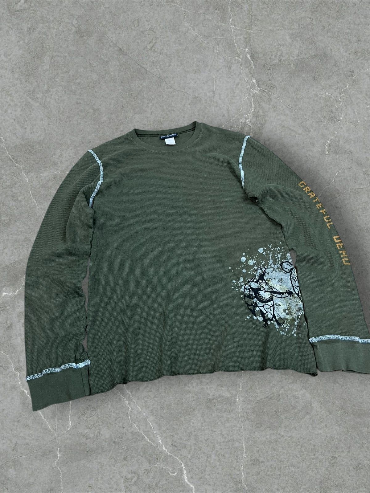 Vintage Vintage 90s USA Longsleeve Shirt Opium Signatures Network XL Size US XL / EU 56 / 4 - 2 Thumbnail