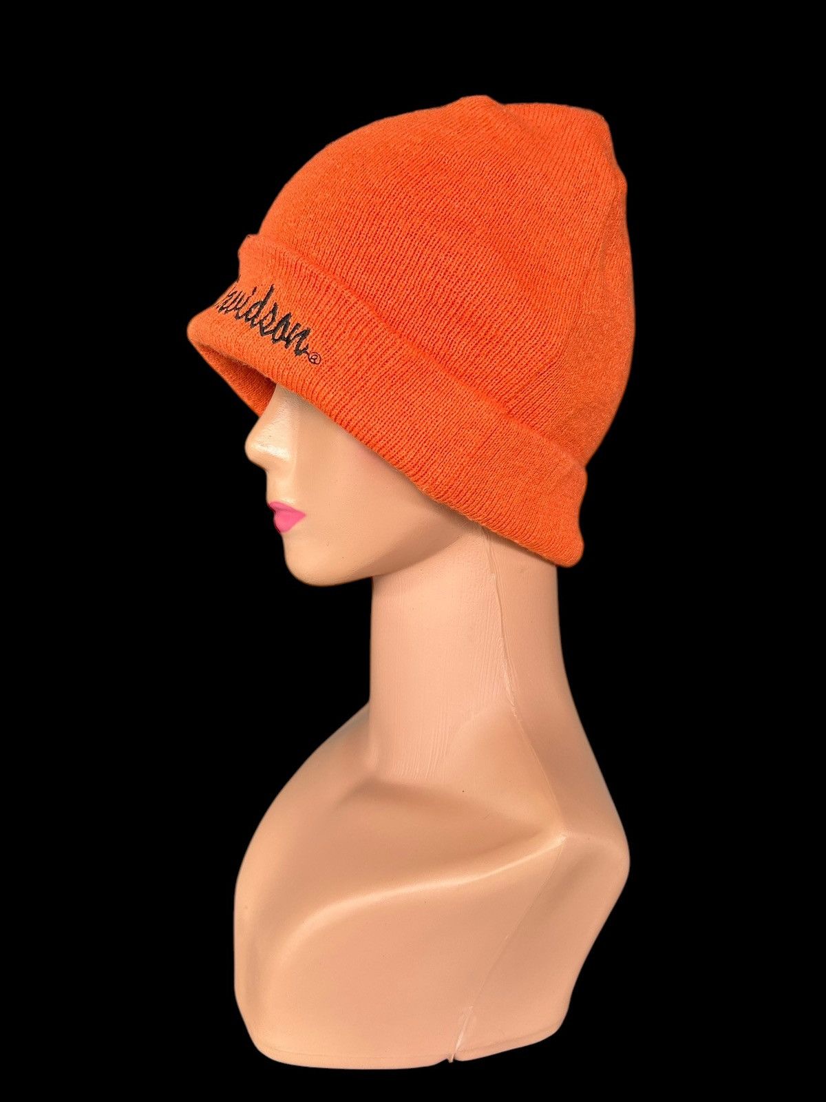 Harley Davidson × Vintage Vintage Harley Davidson Beanie Hats ☠️☠️ Size ONE SIZE - 2 Thumbnail