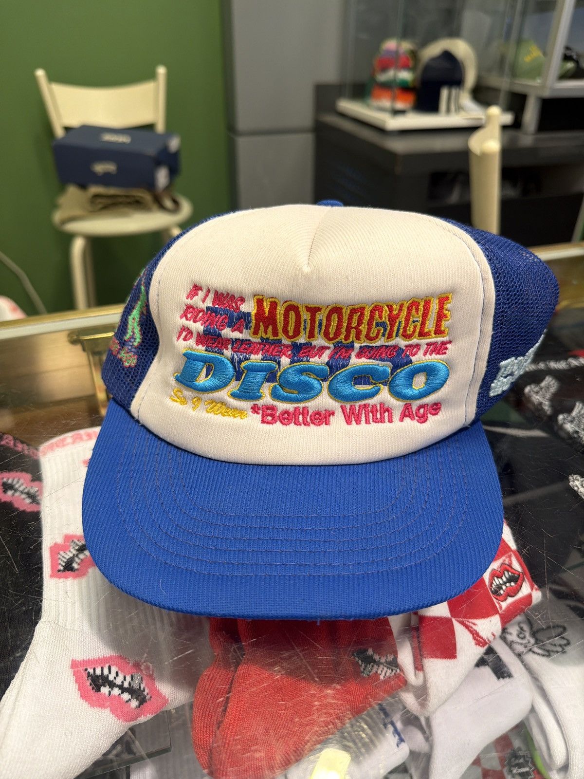 Better With Age Better with Age disco trucker hat Size ONE SIZE - 1 Thumbnail