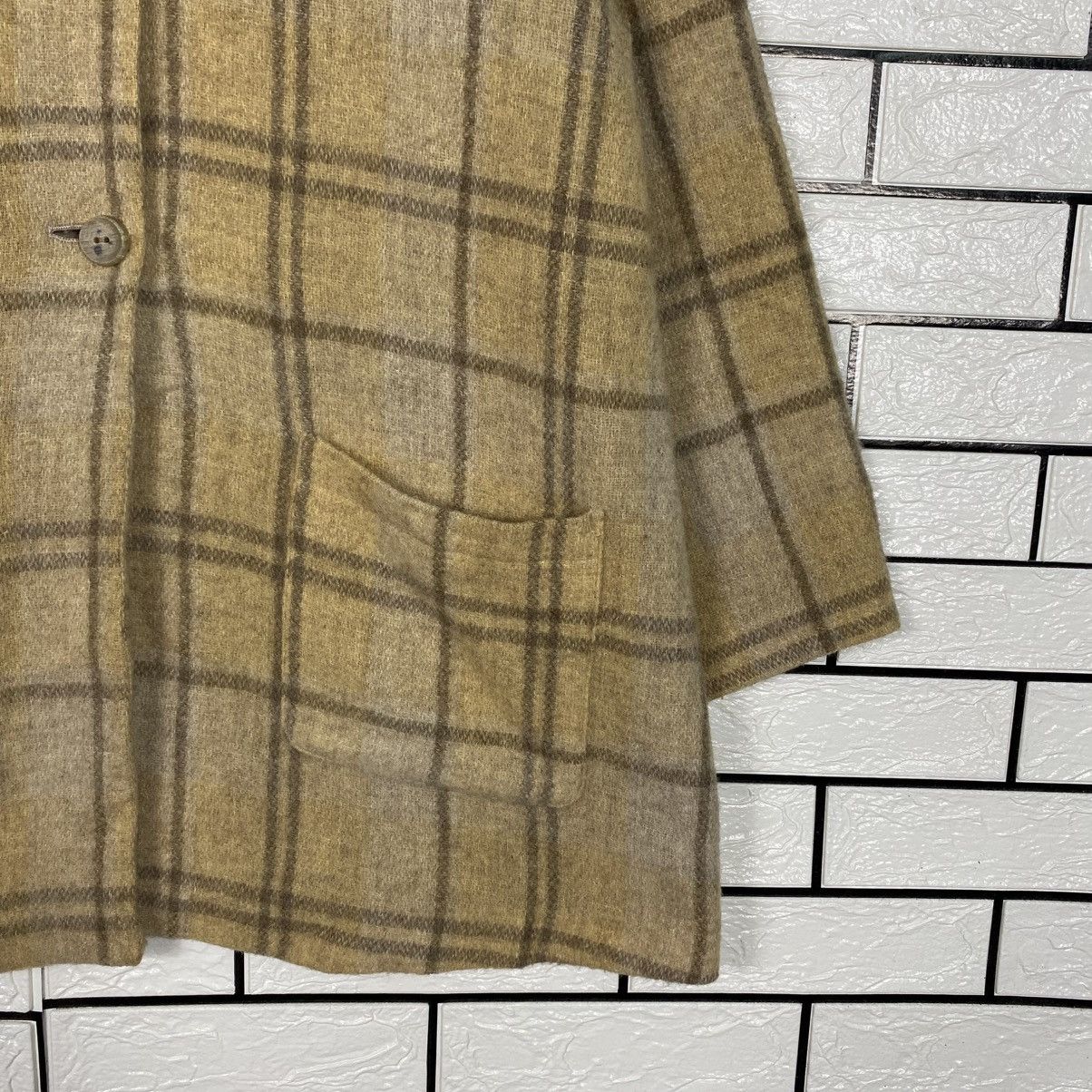 Japanese Brand 📌Vintage Wool Jacket One Way Co Tartan Issey Miyake Size US M / EU 48-50 / 2 - 6 Thumbnail