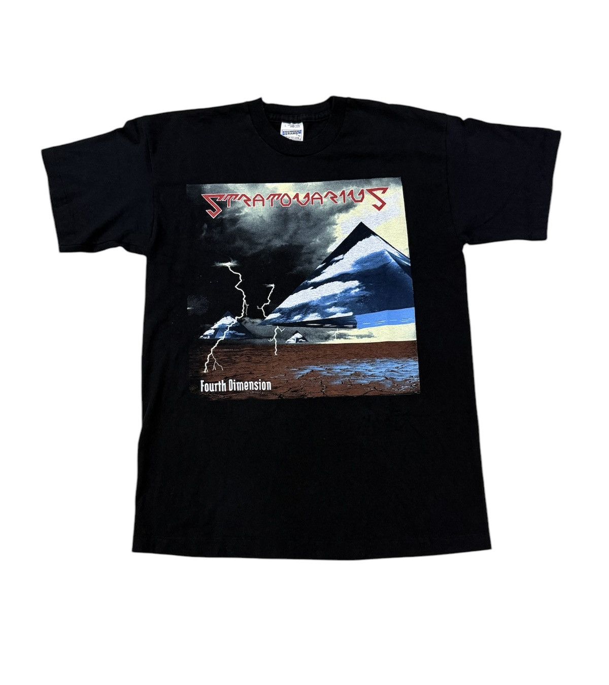 vintage stratovarius fourth dimension tour tshirt 1995