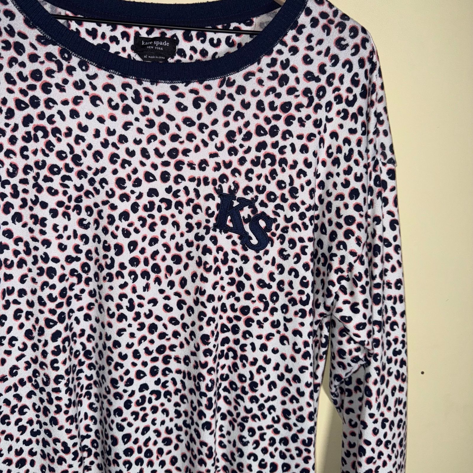Kate Spade KATE SPADE cozy oversized cheetah print night dress XL Size ONE SIZE - 3 Thumbnail