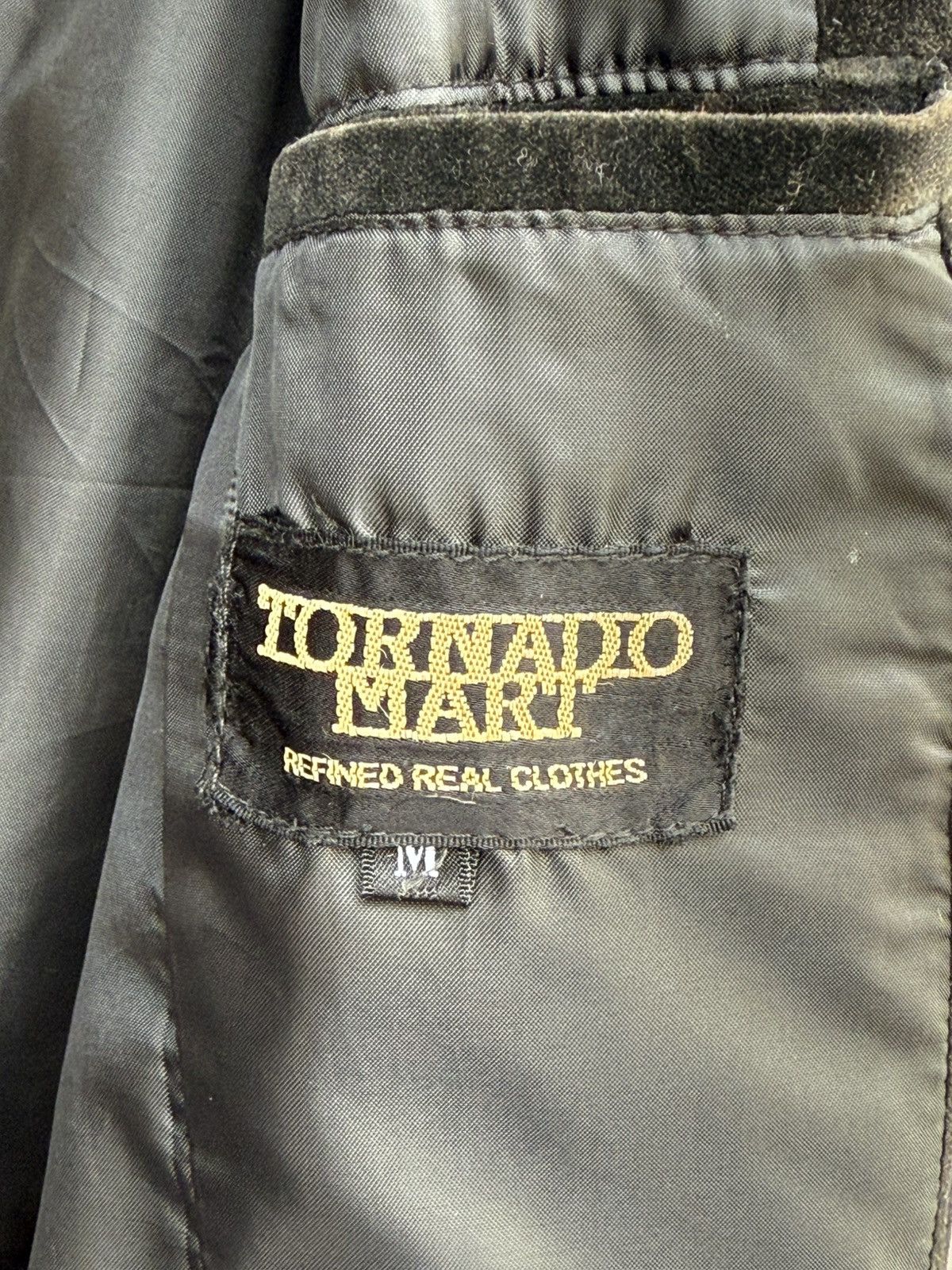 Tornado Mart 1990s Tornado Mart Double Collar Mud Wash Velvet Jacket Size US M / EU 48-50 / 2 - 16 Thumbnail
