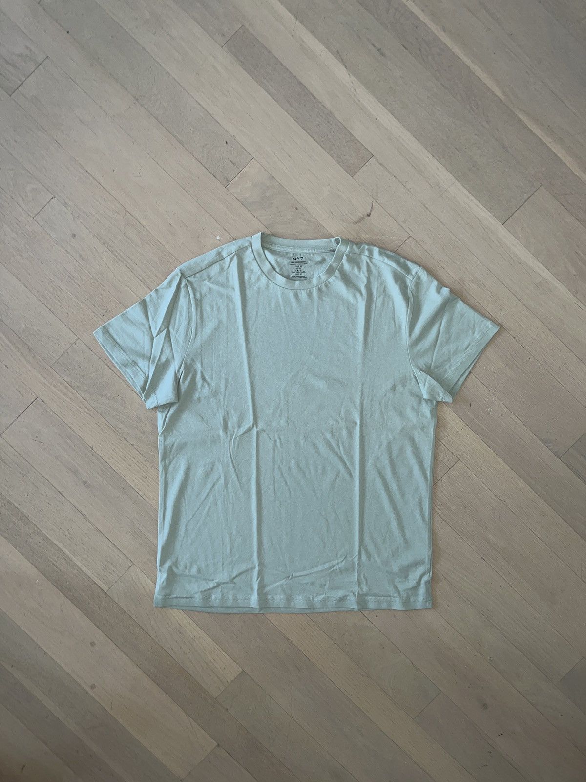 H&M H&M No.7 Light Green T-Shirt Size US M / EU 48-50 / 2 - 1 Thumbnail