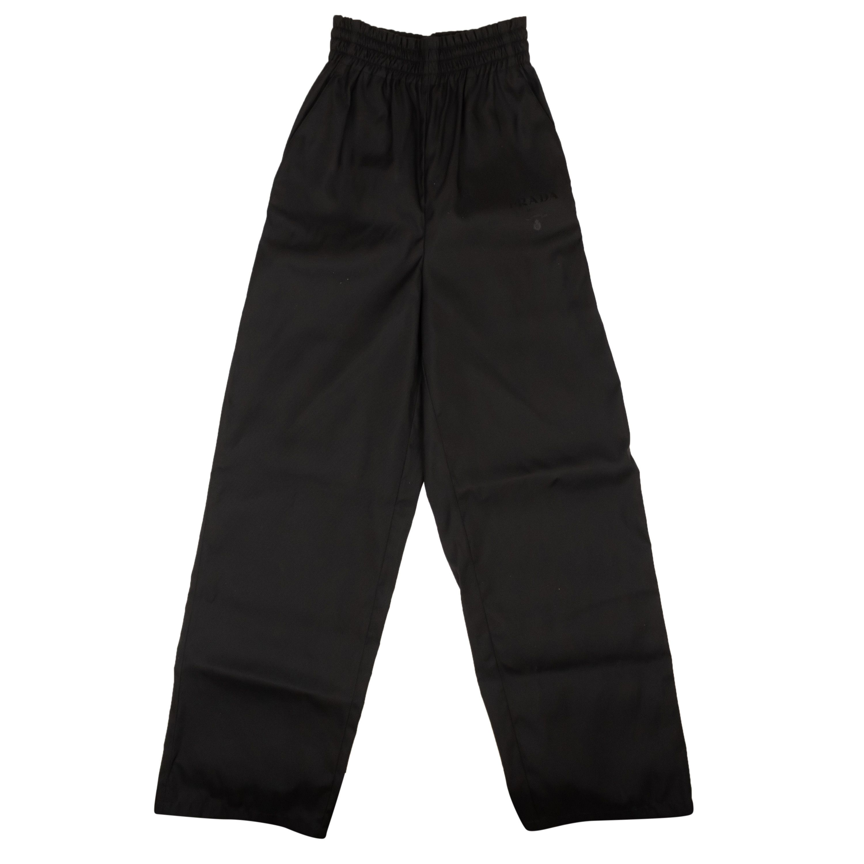 image of Black Prada Re-Nylon Pants Size 36, Women's