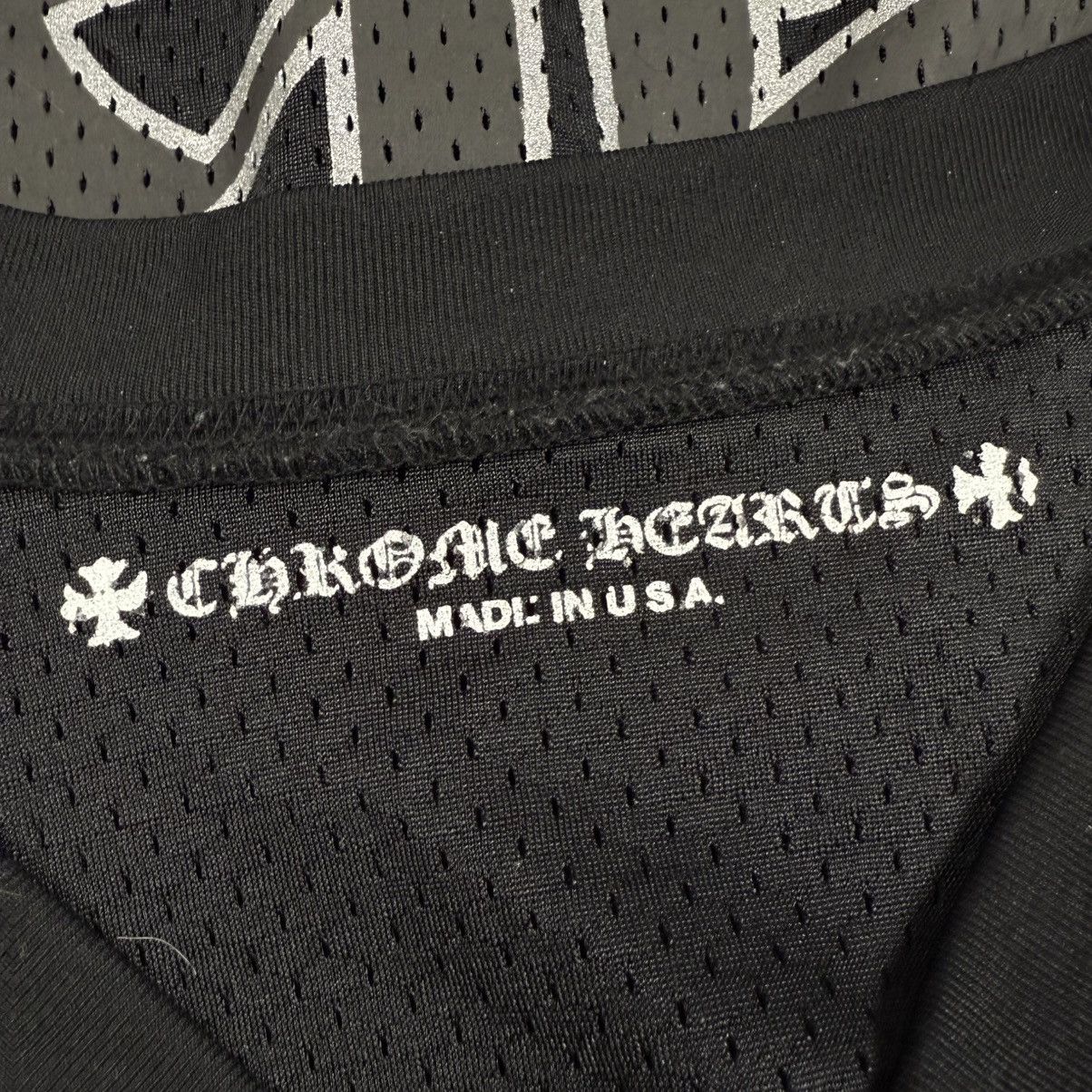 Chrome Hearts Chrome Hearts Long Sleeve Mesh ‘Black’ Jersey Size US XL / EU 56 / 4 - 8 Thumbnail