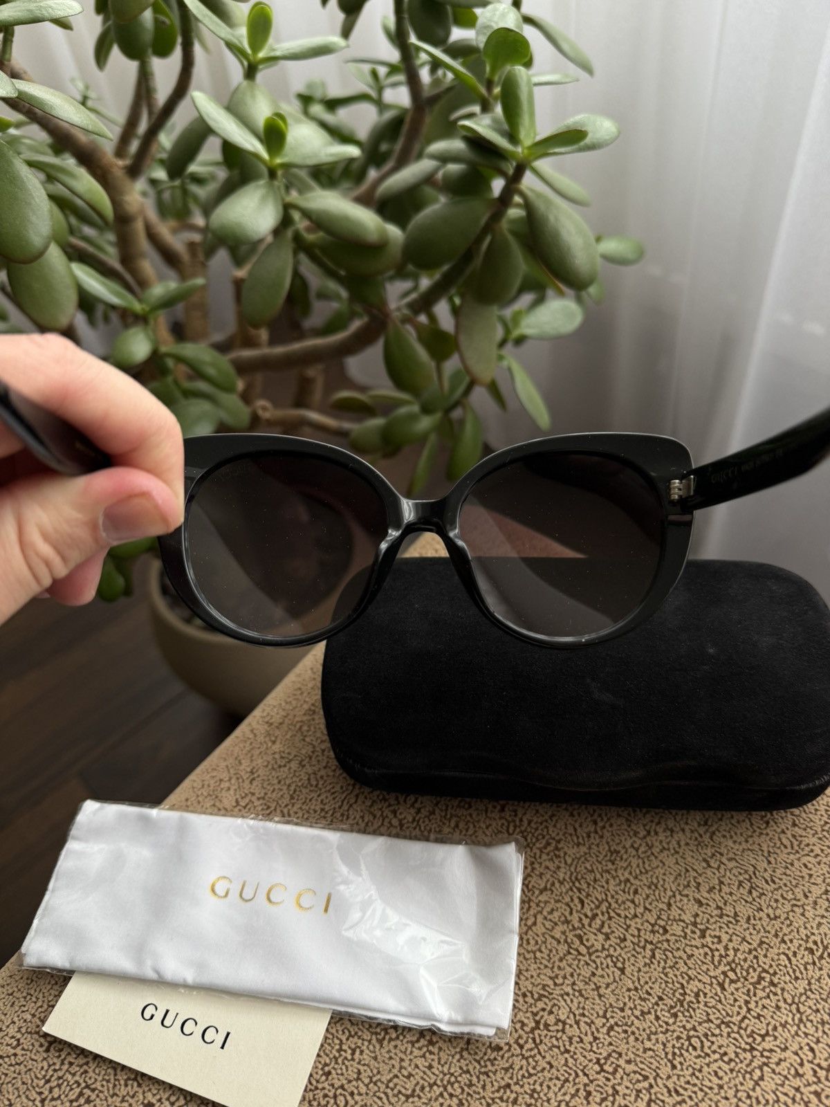 Gucci Gucci Cat Eye Glasses gg0325sa 002 Size ONE SIZE - 13 Thumbnail