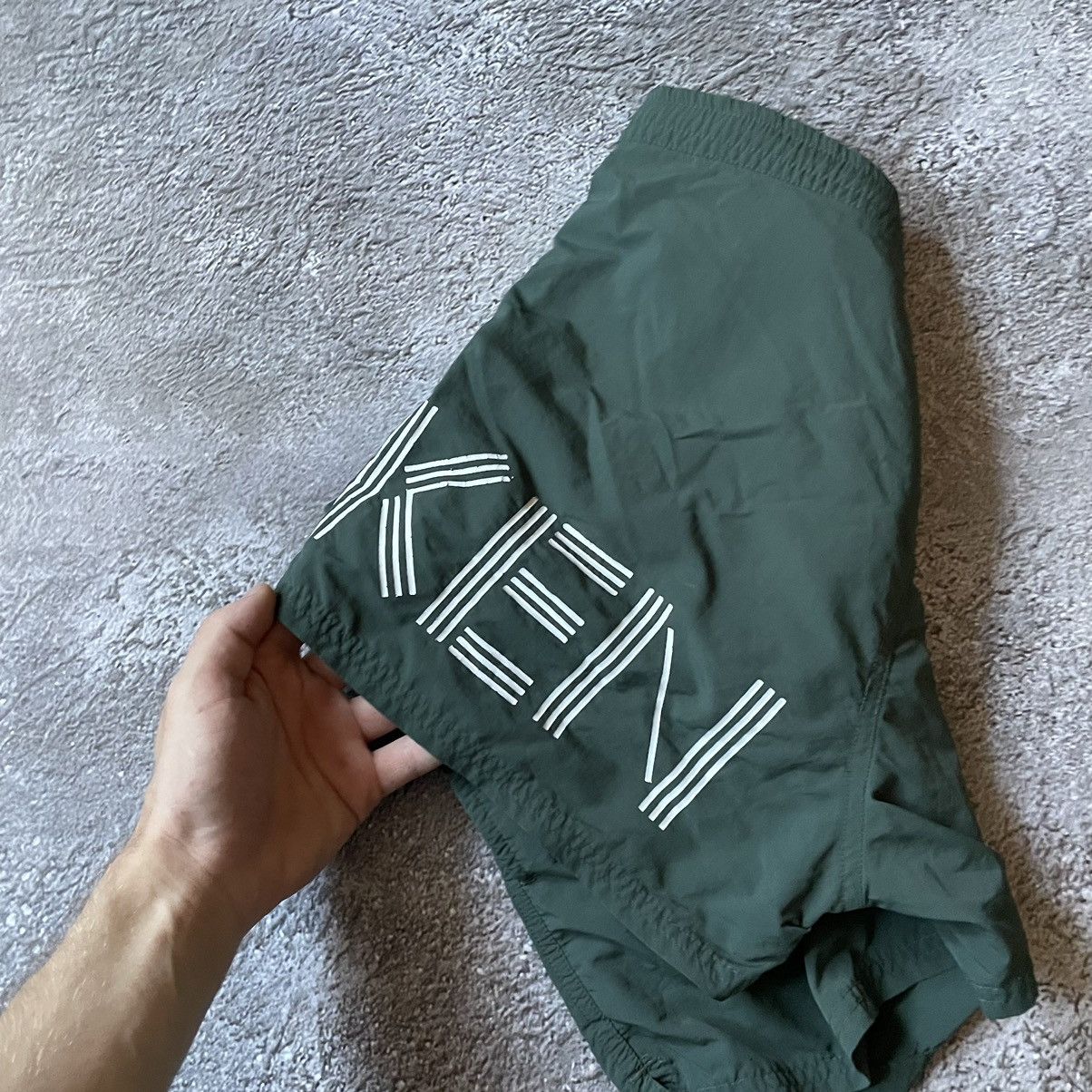 Vintage Vintage Y2K Kenzo Baggy Cargo Shorts Streetwear Green 31 Size US 31 - 4 Thumbnail