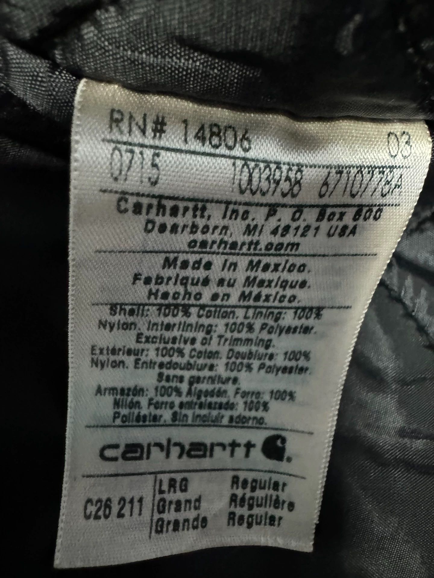 Carhartt Vintage Carhartt C26 Brown L Mainline Washed Coat Size US L / EU 52-54 / 3 - 6 Thumbnail