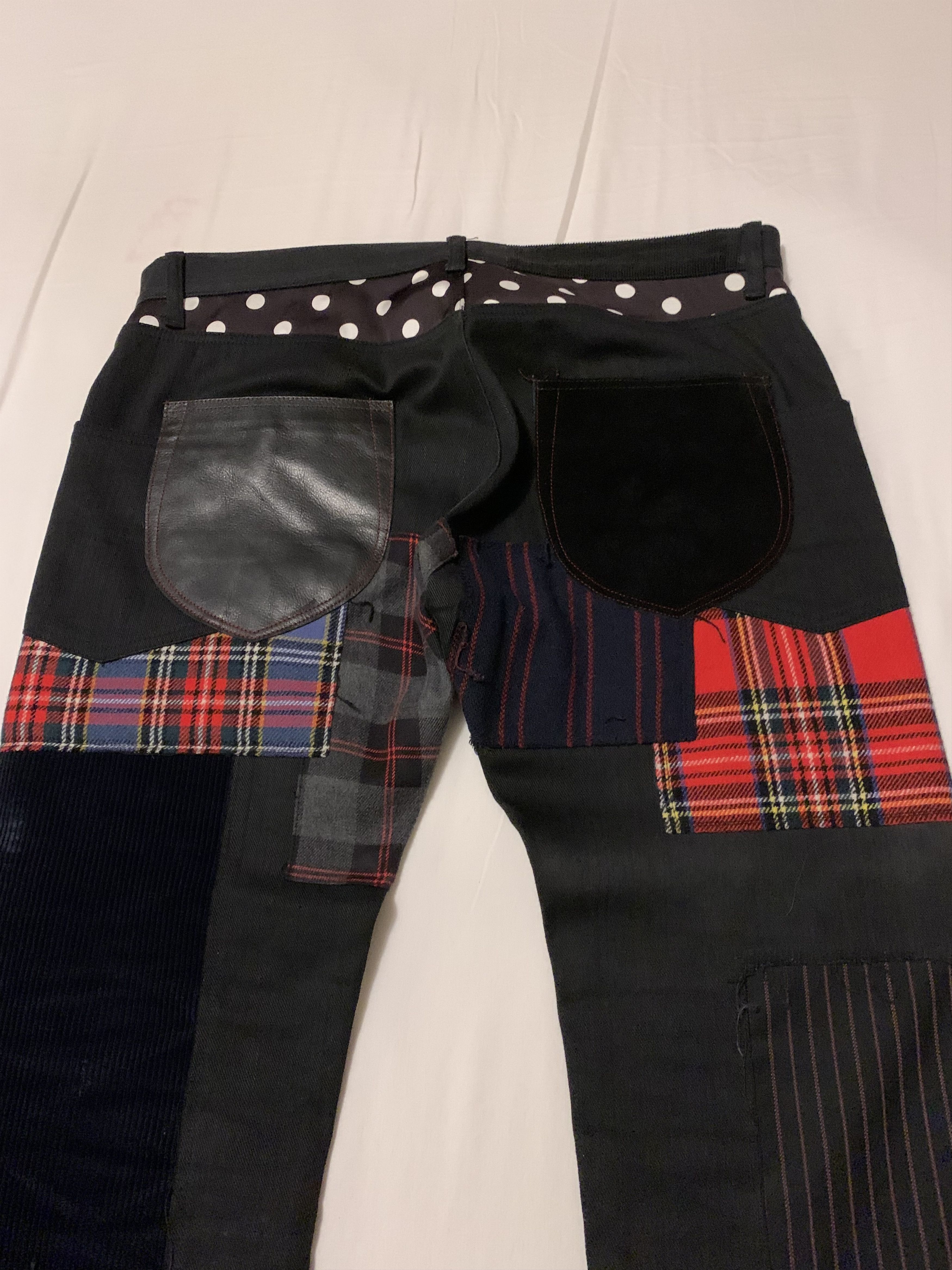 Comme des Garcons Black Patchwork denim jeans Size US 36 / EU 52 - 6 Thumbnail