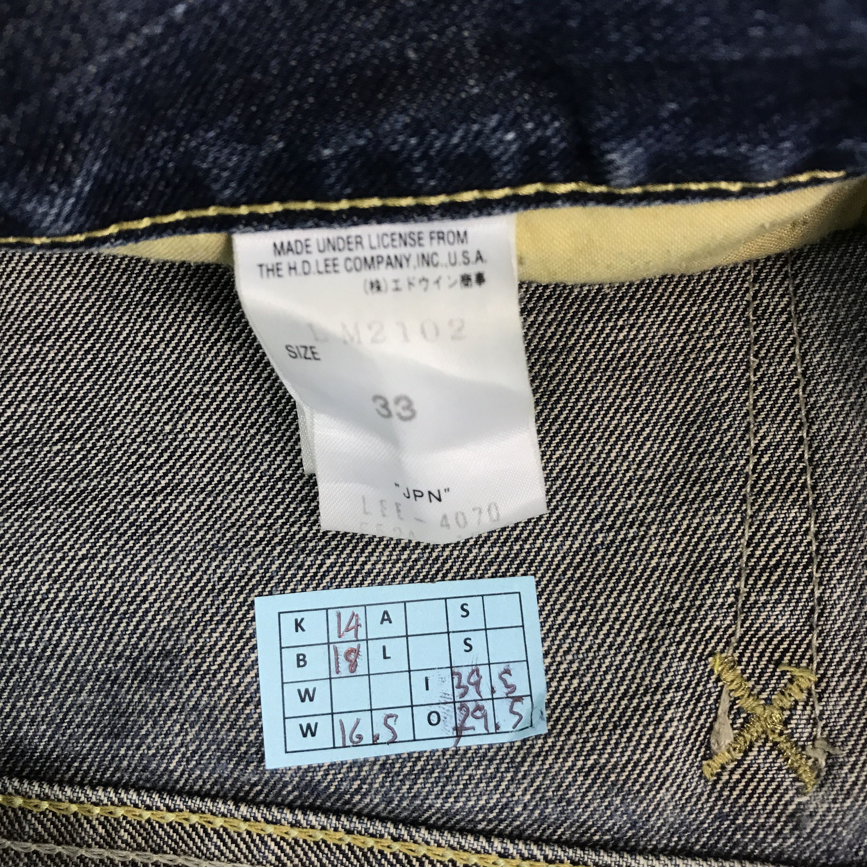 Lee FLARE LEE RIDERS DISTRESSED DENIM PANTS Size US 33 - 13 Thumbnail