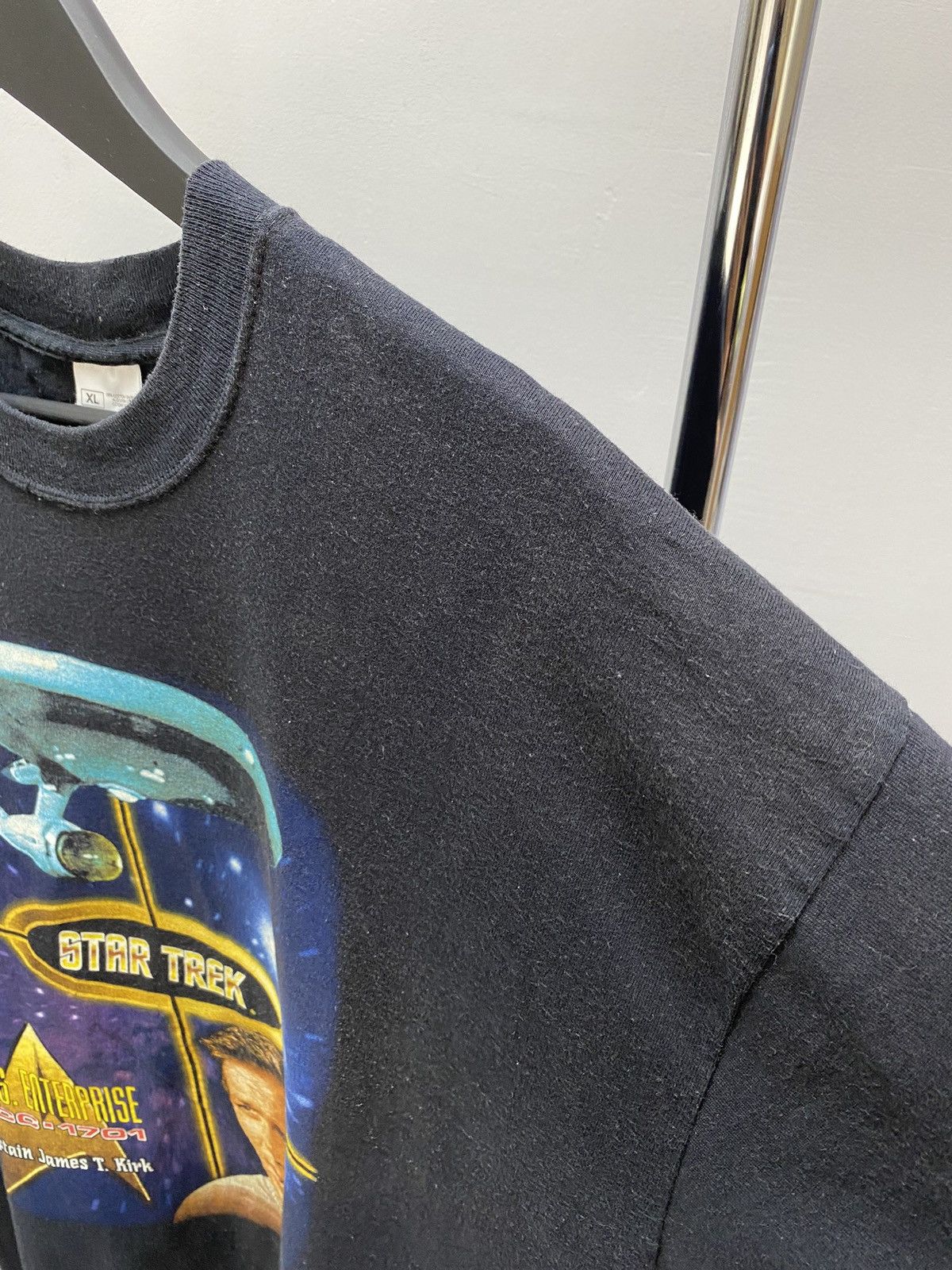 Changes × Vintage Vintage 2000 Star Trek Captain James T. Kirk Tee T-Shirt Size US XL / EU 56 / 4 - 13 Thumbnail