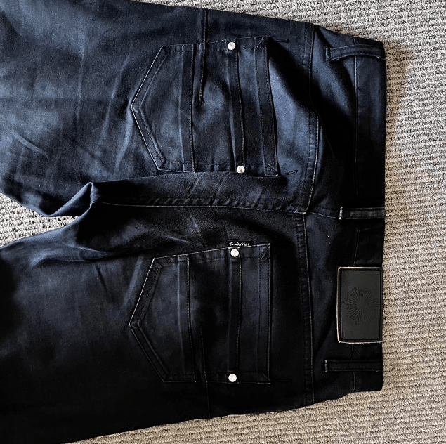 Tornado Mart Tornado Mart Men's Black Jeans Size S Size US 30 / EU 46 - 2 Thumbnail