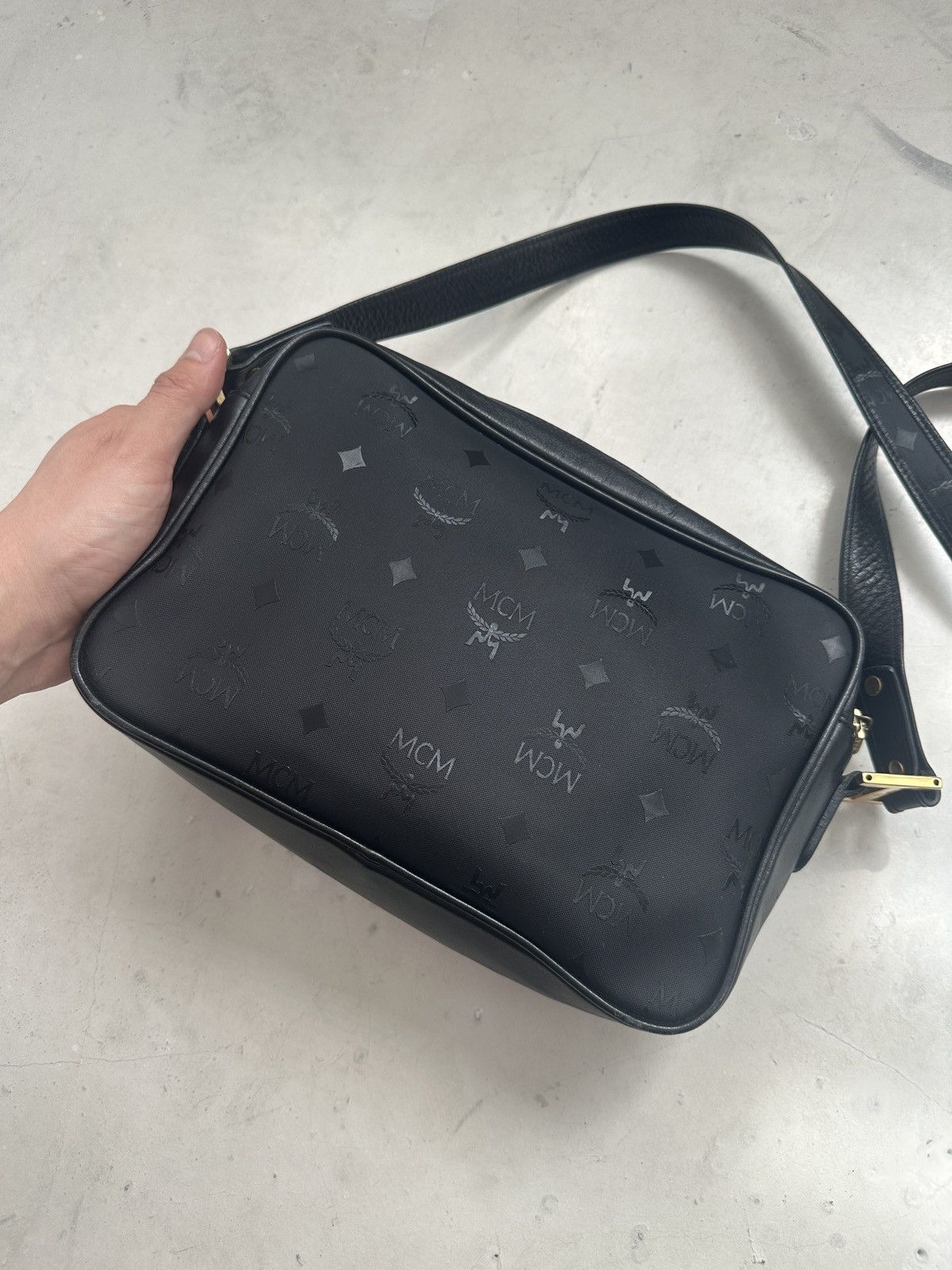 MCM × Vintage MCM black leatherand vinyl crossbody bag Size ONE SIZE - 2 Thumbnail