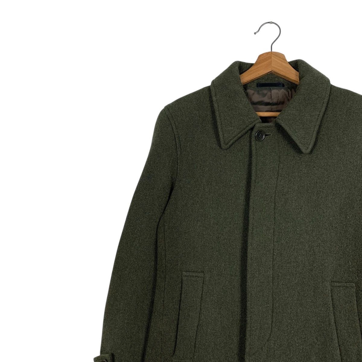 ABAHOUSE Japanese Brand Abahouse Wool Green Coat Size US M / EU 48-50 / 2 - 6 Thumbnail