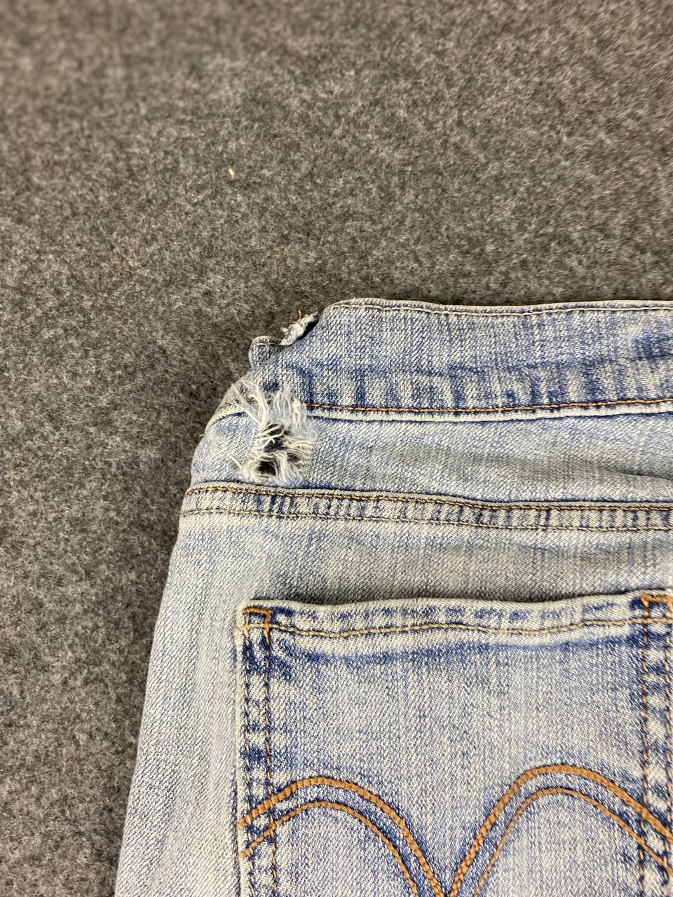 Levi's vintage levis 524 too superlow bootcut flare denim Size 29" - 4 Thumbnail