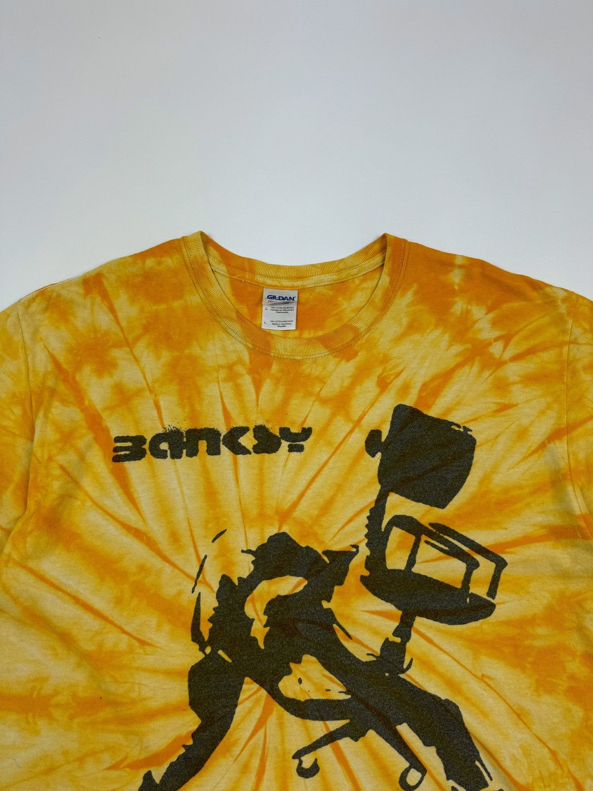 Other Y2K Banksy Chair Smash Tie-Dye T-Shirt Size US L / EU 52-54 / 3 - 2 Thumbnail