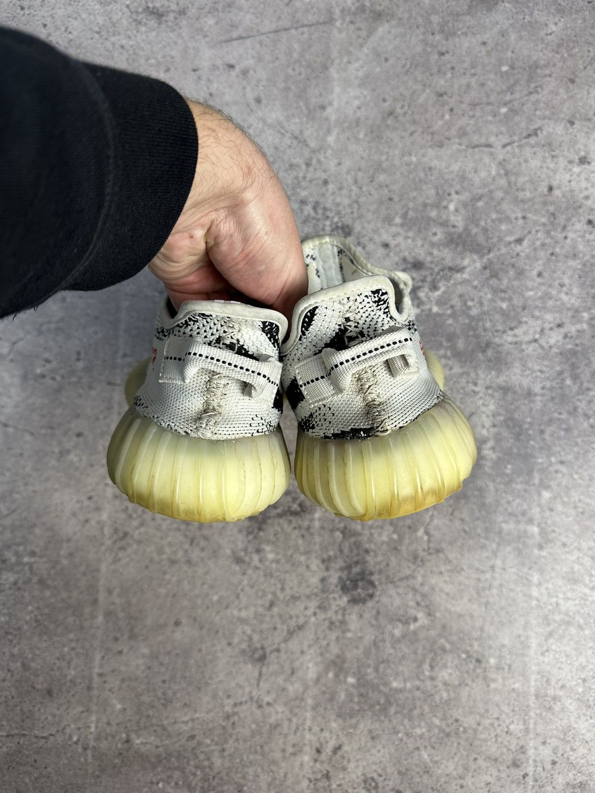 Adidas × Vintage × Yeezy Vintage Adidas Yeezy 350 V2 Zebra Y2K Archival Kanye West Size US 7 / EU 40 - 6 Thumbnail