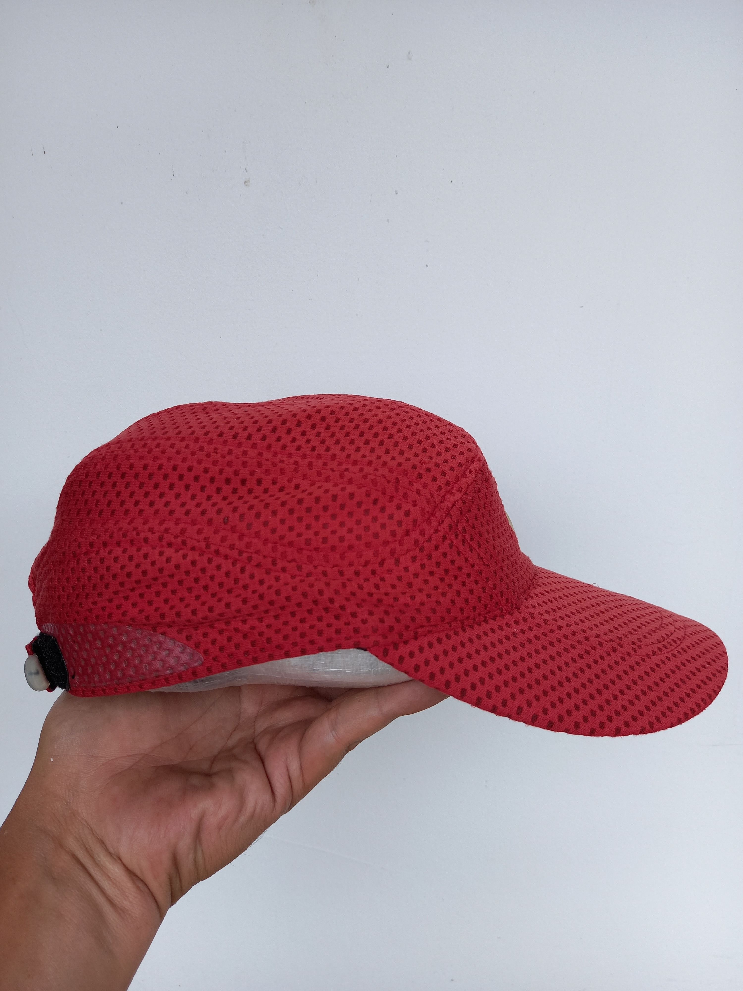 Nike Nike Running Mesh Hat Red y2k Tailwind Size ONE SIZE - 5 Thumbnail