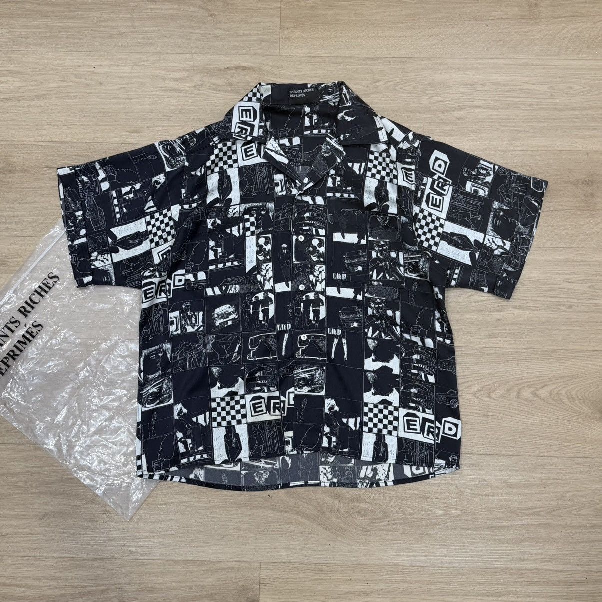 Enfants Riches Deprimes Enfants Riches Deprimes Black Silk Button Up Size US L / EU 52-54 / 3 - 1 Thumbnail