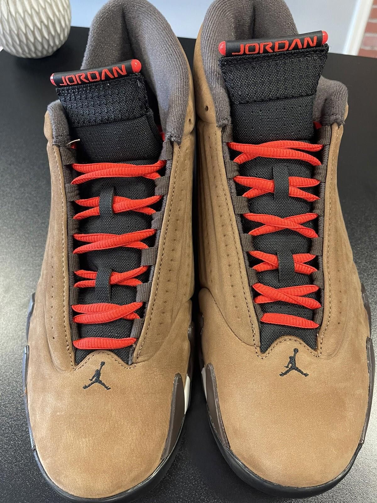 Jordan Brand Nike Air Jordan 14 Retro Winterized Archaeo Brown Size 11.5 Size US 11.5 / EU 44-45 - 6 Thumbnail