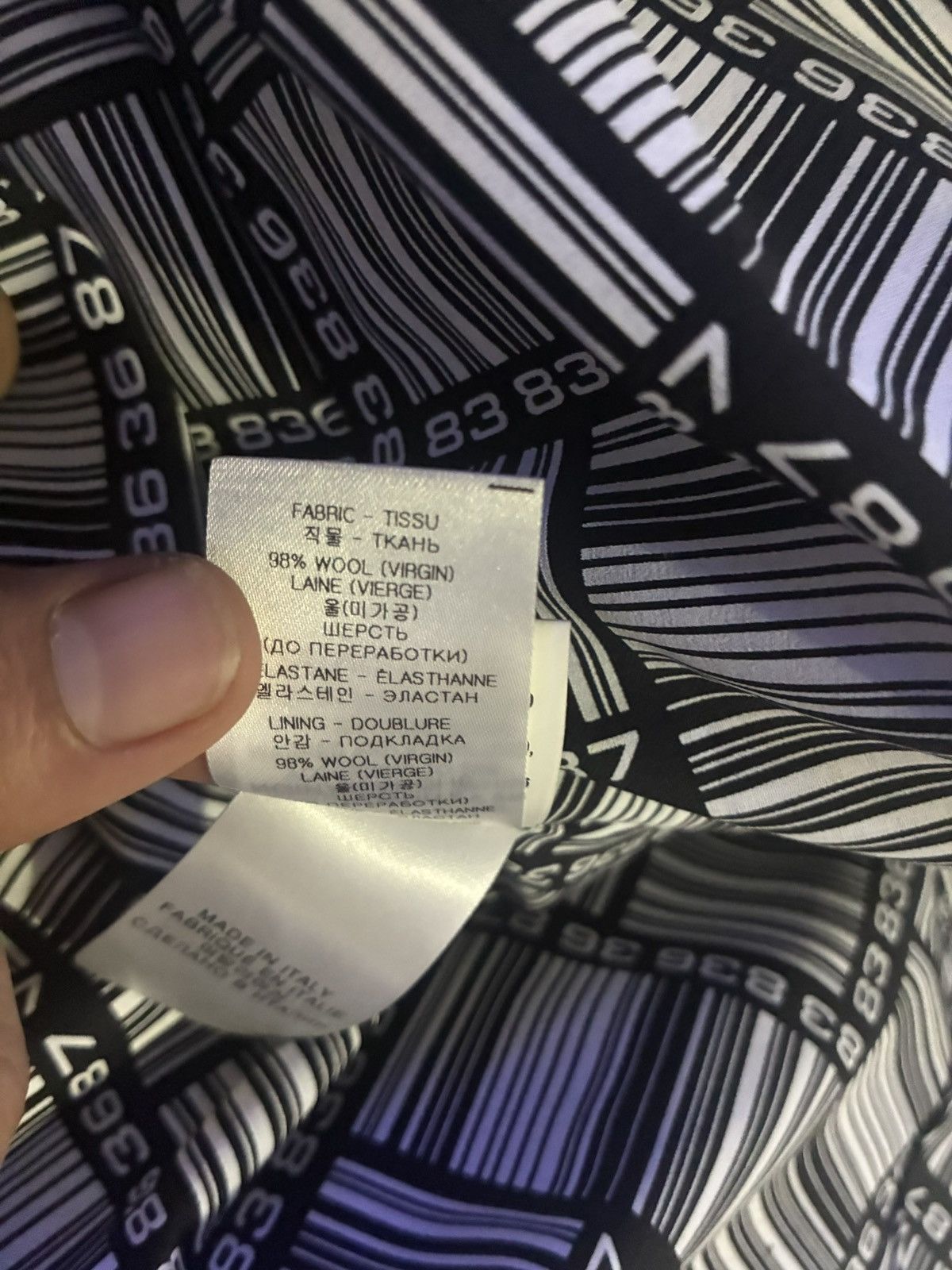 VTMNTS VTMNTS Barcode monogram puffer jacket Size US L / EU 52-54 / 3 - 6 Thumbnail