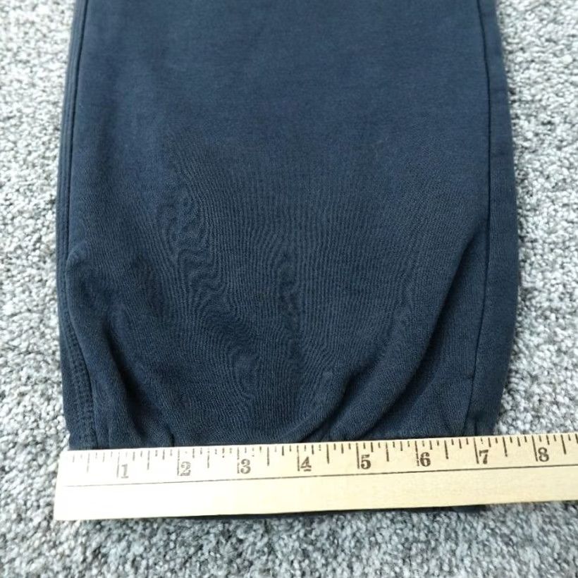 Nike Nike Sweatpants Mens L Black Swoosh Drawstring Jogger Pants Gym Workout Warmup Size US 33 - 2 Thumbnail