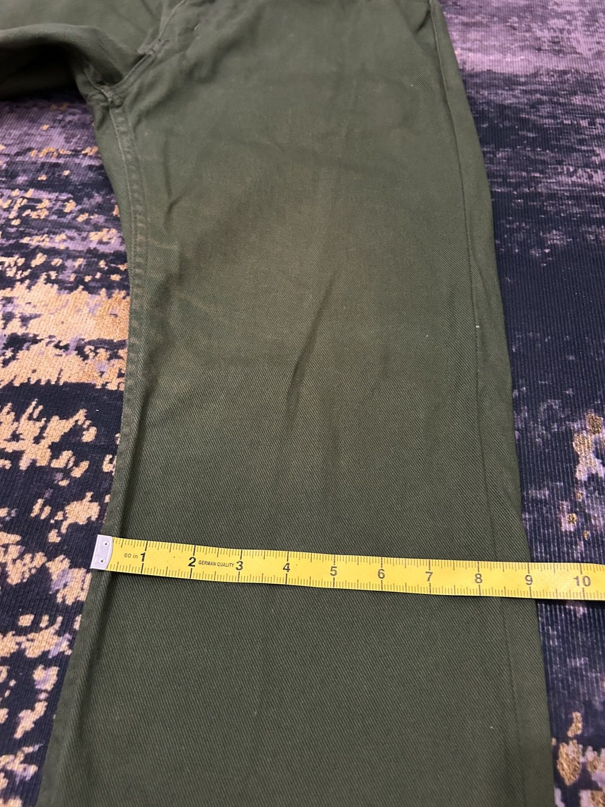 Filson Filson Army Green Sun Faded Pants Size US 33 - 18 Thumbnail