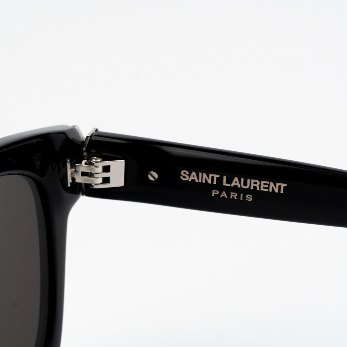 Saint Laurent Paris NEW Saint Laurent SLM124 001 Black Grey Women Sunglasses Size ONE SIZE - 4 Thumbnail