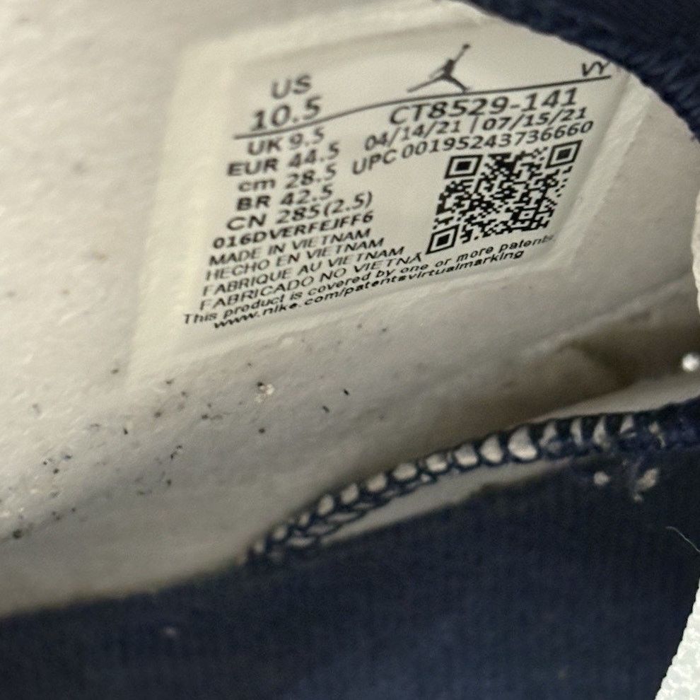Jordan Brand Size 10.5 - Jordan 6 Retro Midnight Navy CT8529-141 Size US 10.5 / EU 43-44 - 11 Thumbnail