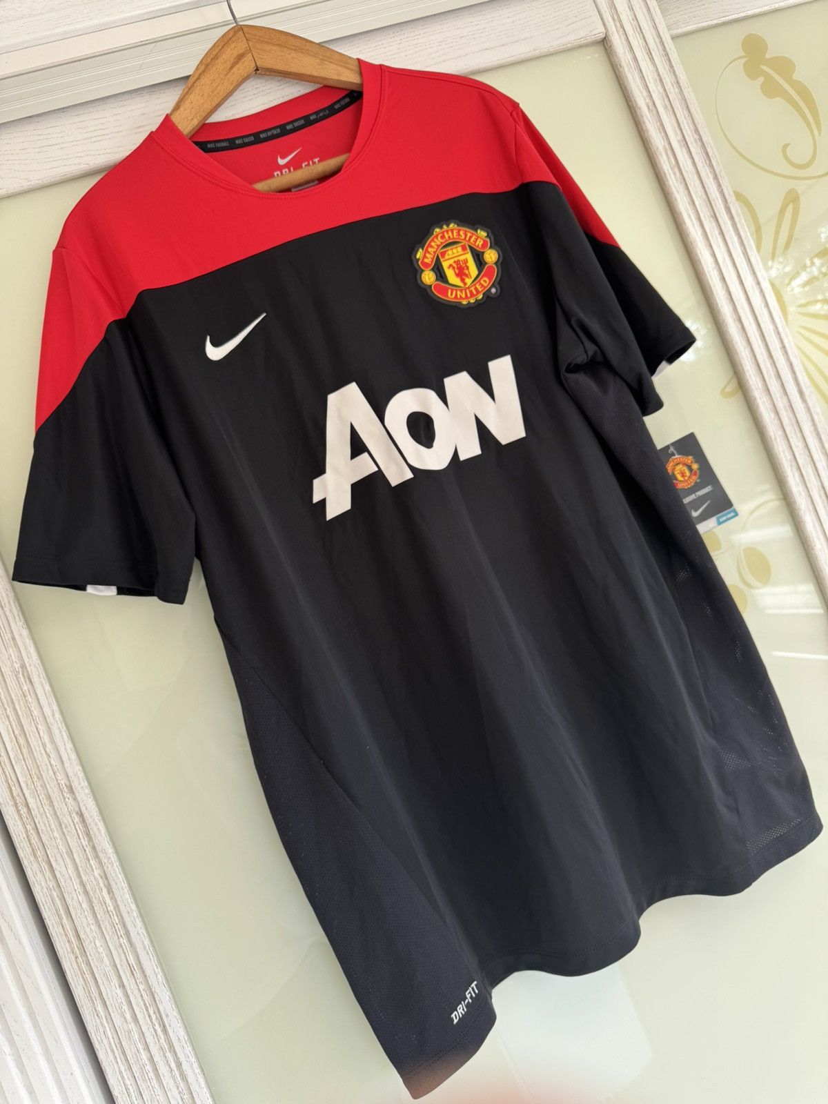 Nike BNWT Manchester United 2014-2015 Soccer Training Jersey Kit Size US XXL / EU 58 / 5 - 4 Thumbnail