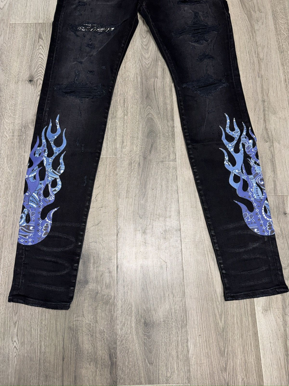 Amiri AMIRI Flame Jeans Size US 36 / EU 52 - 2 Thumbnail