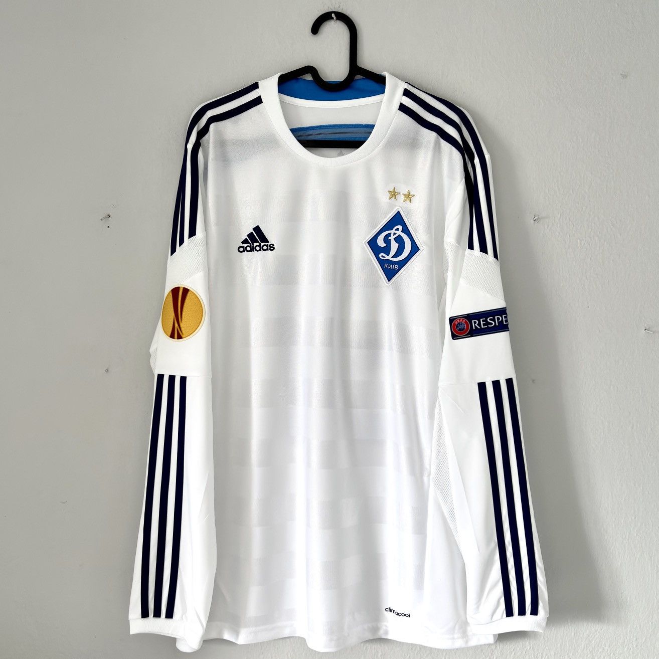 Adidas 2015 2016 GAME ISSUE Dynamo Kyiv Teodorczyk Adidas Jersey UA Size US L / EU 52-54 / 3 - 3 Thumbnail