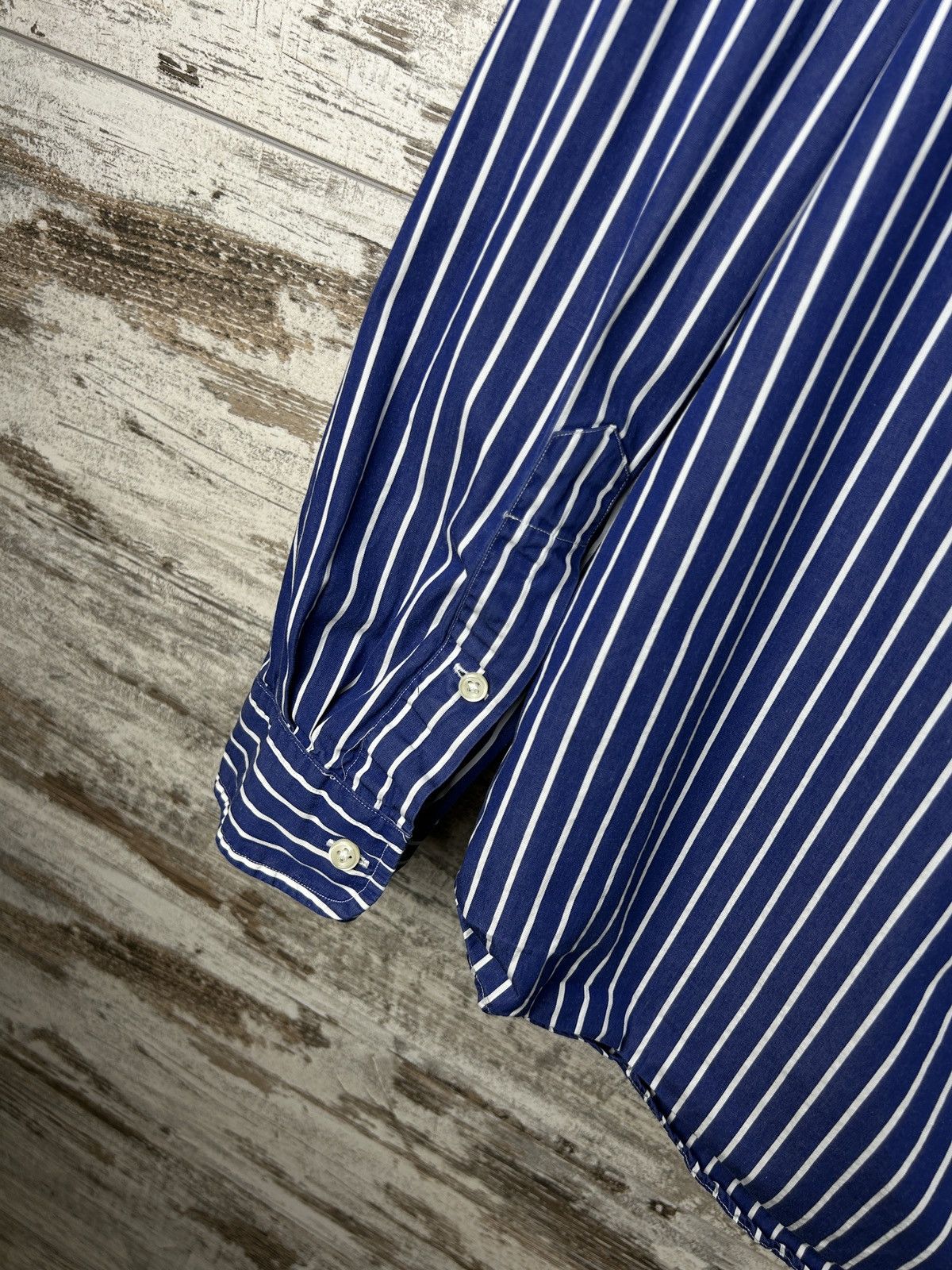 Polo Ralph Lauren × Vintage Mens Vintage Polo Ralph Lauren Stripes shirts button up rare Size US XL / EU 56 / 4 - 11 Thumbnail