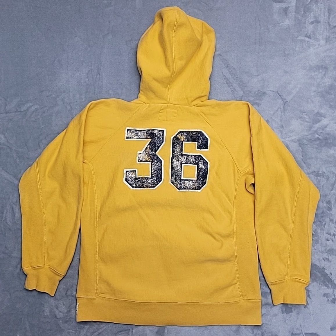 American Eagle Outfitters VINTAGE American Eagle Hoodie Mens L Gold Fleece Pullover Long Sleeve Logo Solid Cotton Casual 90s Mens Size US L / EU 52-54 / 3 - 7 Thumbnail