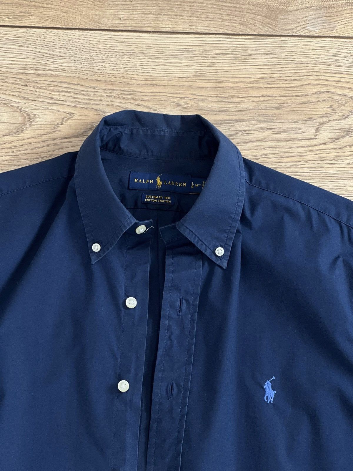 Polo Ralph Lauren Vintage Polo Ralph Lauren Shirt Button-UP Short Sleeve Size US L / EU 52-54 / 3 - 3 Thumbnail