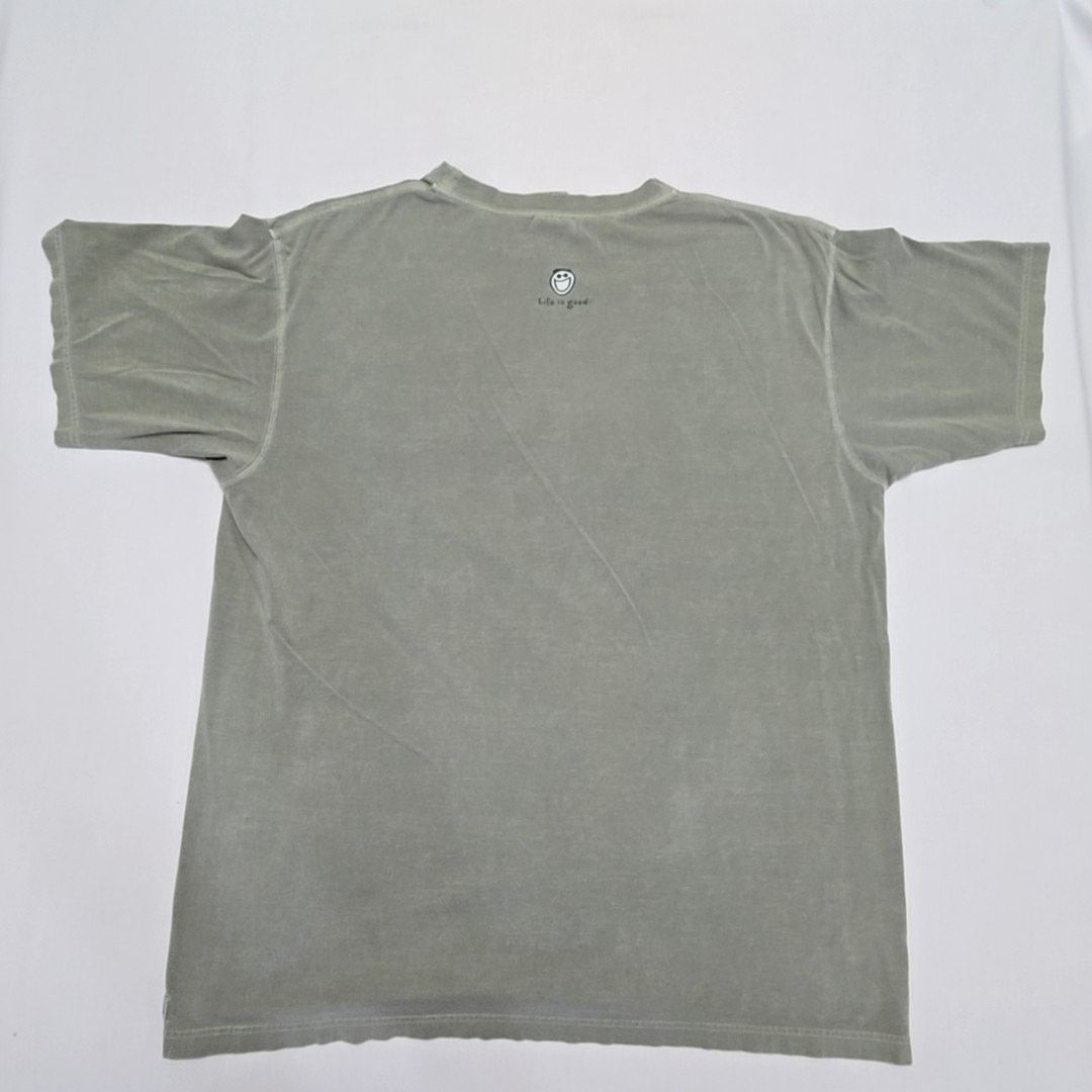 Life is Good Life is Good Not All Who Wander Are Lost XL Gray Faded Tee Size US XL / EU 56 / 4 - 7 Thumbnail