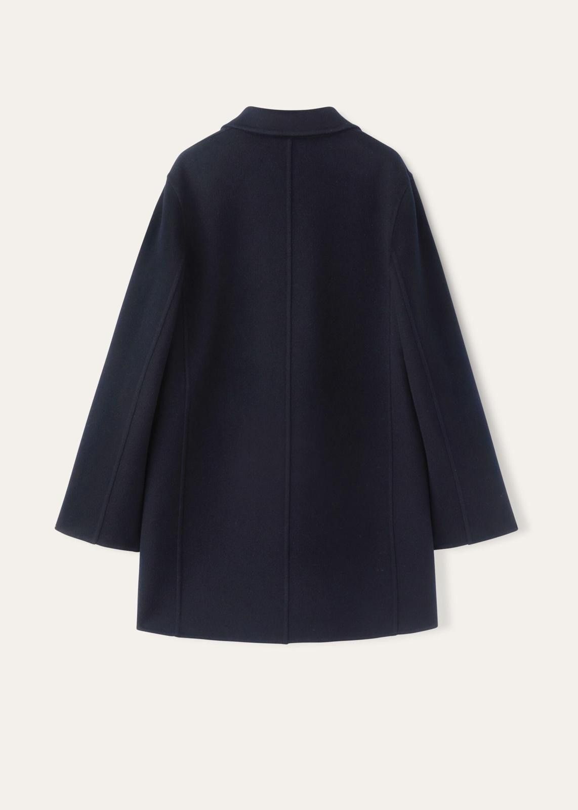 Loro Piana o1srvl11e0725 FAO3274 Baby Cashmere Coat in Navy Blue Size L / US 10 / IT 46 - 5 Thumbnail