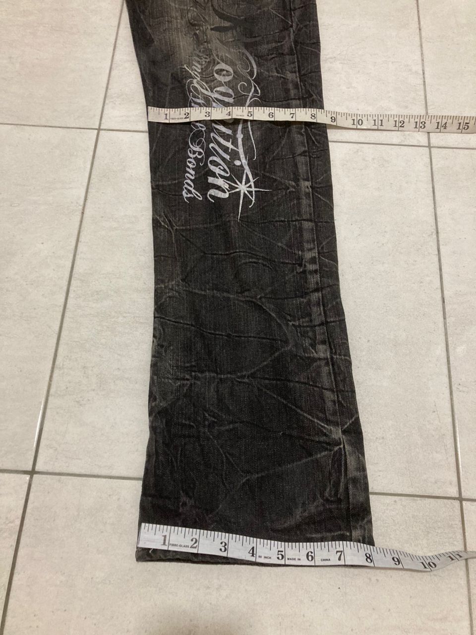 Hysteric Glamour rare Distressed Denim wild life vintage Size US 33 - 3 Thumbnail