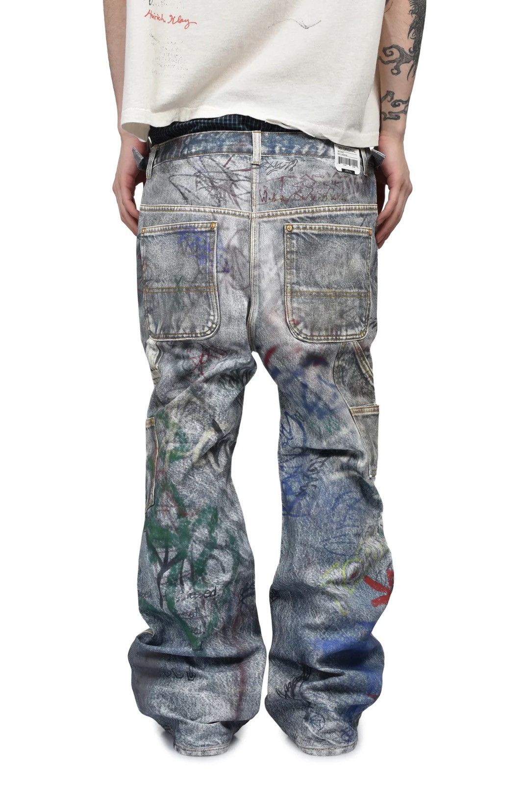 PROJECT G/R Protocol Index GRAFFITI LAYERED PANTS PROJECT GR Size US 32 / EU 48 - 7 Thumbnail
