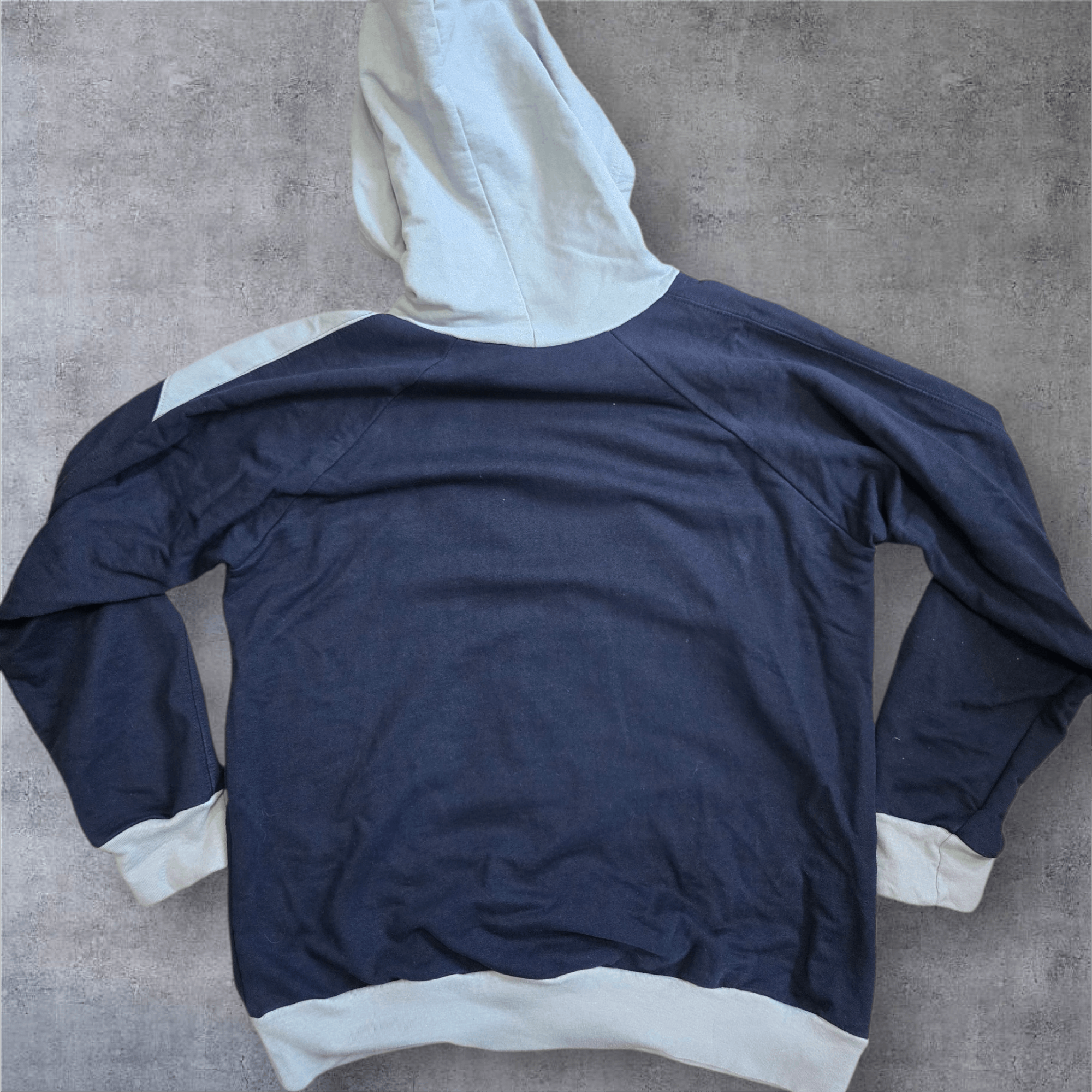 GR10K GR10K Grey and Navy Bicolor Hoodie Size US M / EU 48-50 / 2 - 2 Thumbnail